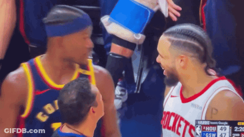 Man In Rockets Jersey Talking GIF
