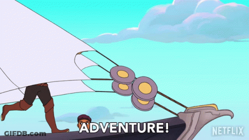 Man In Sailboat Adventure GIF