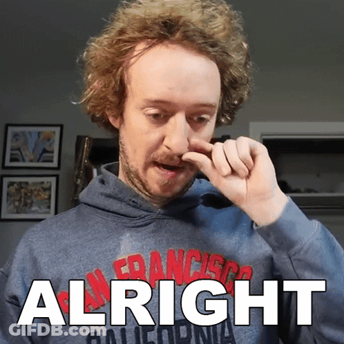 Man In San Francisco California Hoodie Holding Nose GIF