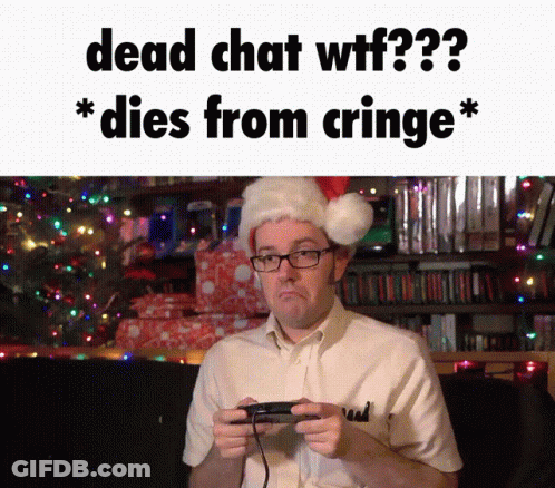 Man In Santa Hat Playing Video Game GIF