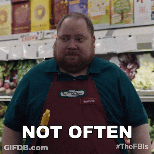 Man In Sawyer Apron Says Not Often GIF