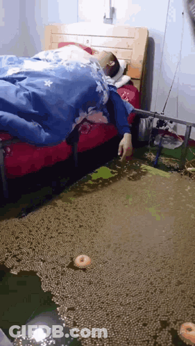 Man In Scarf And Jacket Skymed GIF