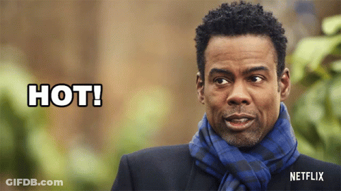 Man In Scarf And Suit Says Hot Netflix Ad GIF