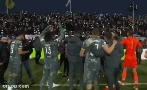 Man In SCP Sporting Portugal Jersey With Black And White Lion GIF