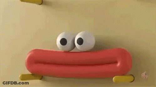 Man In Scream Mask Running Down Stairs With Word Ruululn GIF