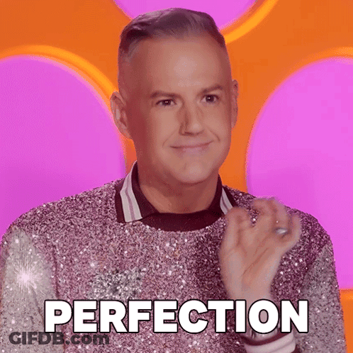 Man In Sequined Sweater Giving Okay Sign Perfection GIF