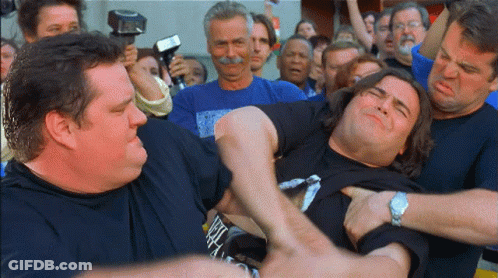 Man In Shirt Saying A Fighting GIF