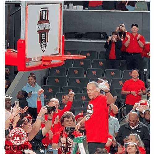 Man In Shirt Saying Champions GIF