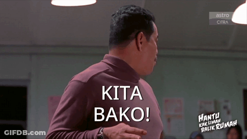 Man In Shirt Saying Kita Bako GIF