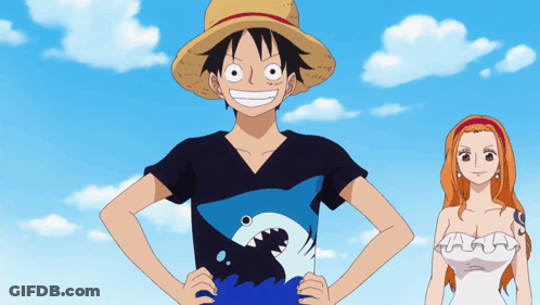 Man In Shirt With Shark GIF