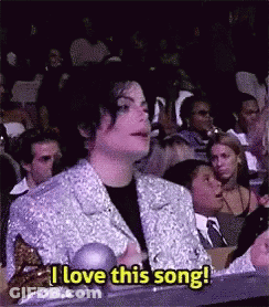Man In Silver Jacket Says I Love This Song GIF