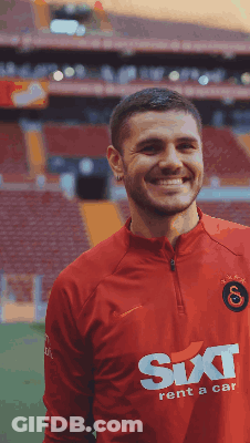 Man In Sixt Rent A Car Shirt Smiles GIF