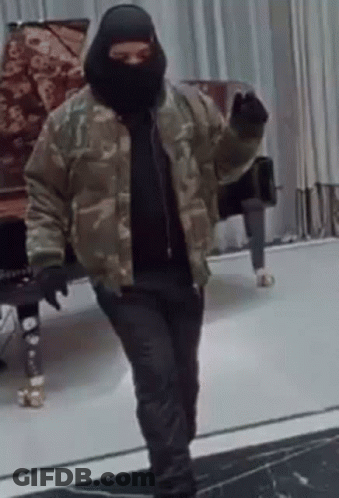 Man In Ski Mask Dancing GIF