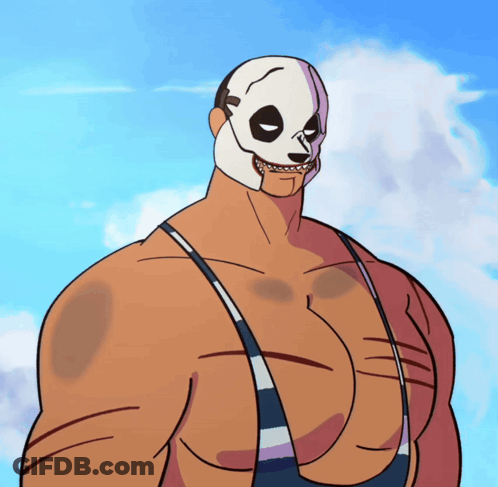 Man In Skull Mask GIF