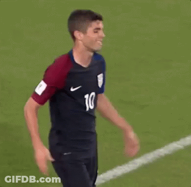 Man In Soccer Uniform On Soccer Field GIF