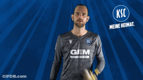 Man In Soccer Uniform Saying Gem GIF