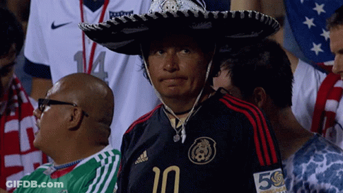 Man In Sombrero And Number 10 Jersey GIF