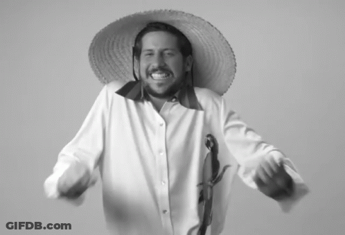 Man In Sombrero Dancing GIF