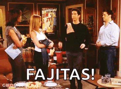 Man In Sombrero Holding Maracas Fajita Night GIF