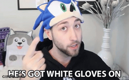 Man In Sonic Hat Giving Thumbs Up GIF