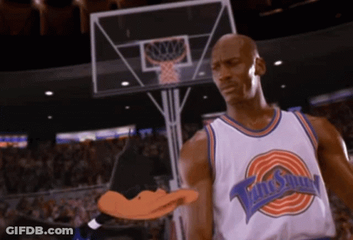Man In Space Jam Jersey GIF