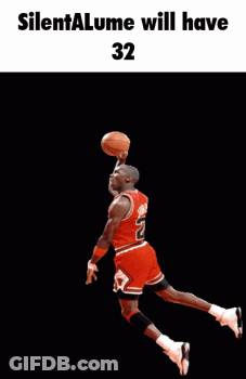Man In Space Jam Jersey On Court GIF