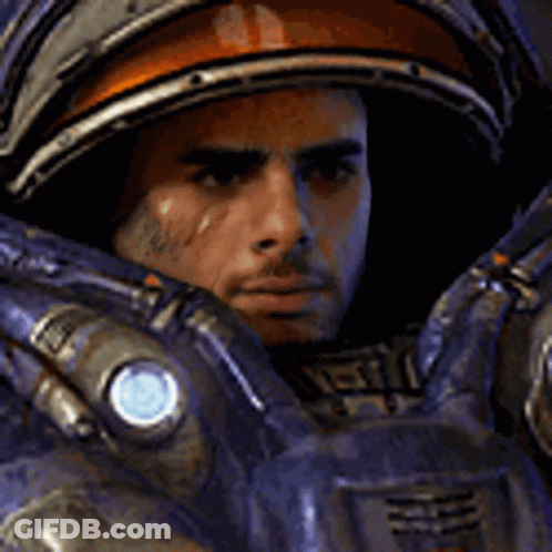 Man In Space Suit With Helmet GIF
