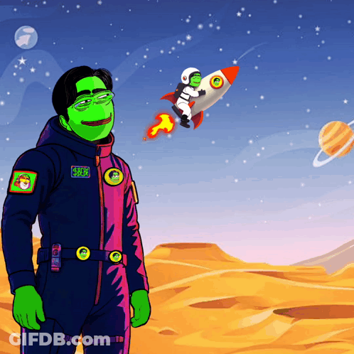 Man In Space Suit With Snoopy Patch GIF