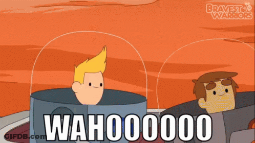 Man In Spaceship Saying Wah000000 GIF