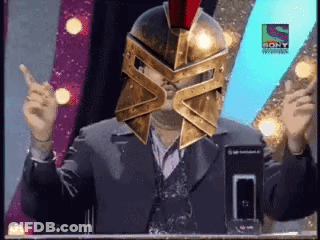 Man In Spartan Helmet Thumbs Up GIF
