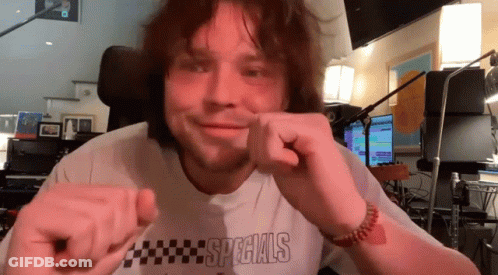 Man In Specials Shirt Making Face GIF