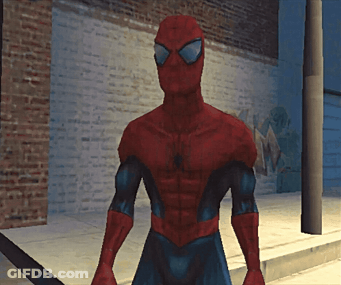 Man In Spider-Man Costume GIF
