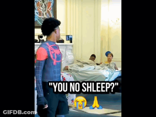 Man In Spiderman Costume Says You No Shlep GIF