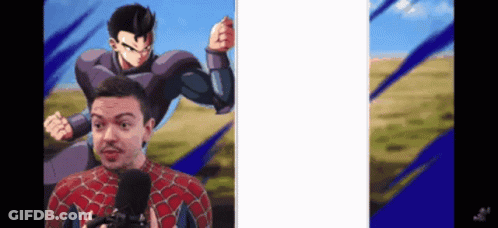 Man In Spiderman Costume Talking GIF