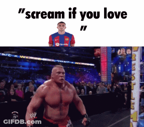 Man In Spotify Shirt Behind Wrestling Ring GIF