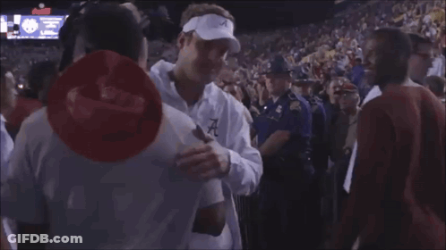 Man In Stadium With McDonald's Sign GIF