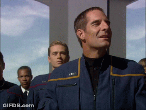 Man In Star Trek Uniform Abell GIF