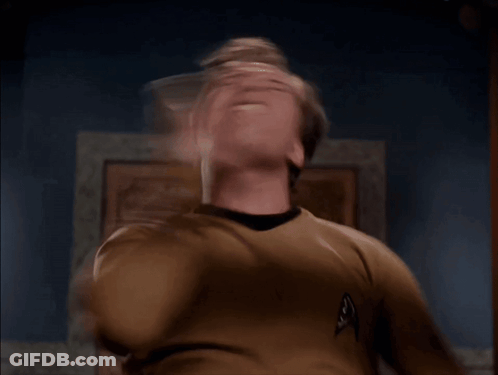 Man In Star Trek Uniform Dancing GIF