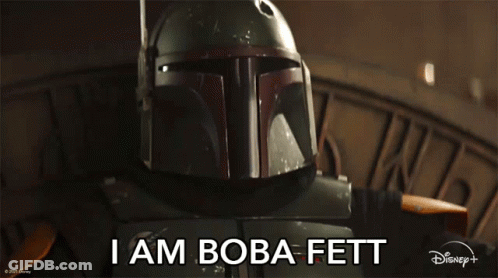 Man In Star Wars Costume Running Past Star Wars Weekends Sign GIF