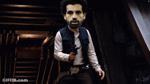 Man In Star Wars Outfit Holding Gun GIF
