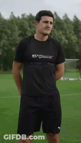 Man In Statsports Shirt On Field GIF