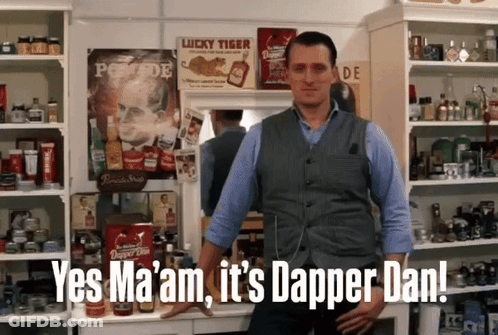 Man In Store Saying Yes Ma'am Dapper Dan GIF