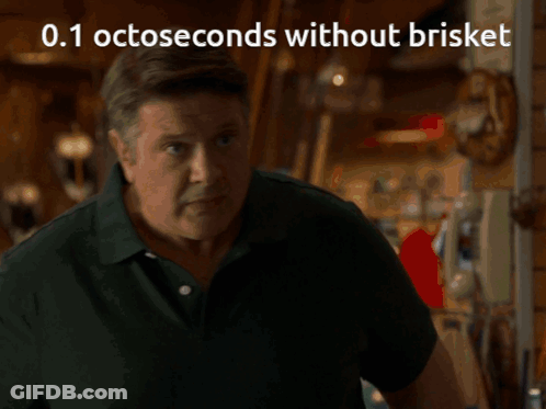 Man In Store With 0.1 Octoseconds GIF