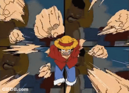 Man In Straw Hat Punched In Face GIF