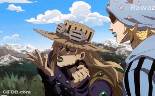 Man In Straw Hat With Ruwaz Hat GIF