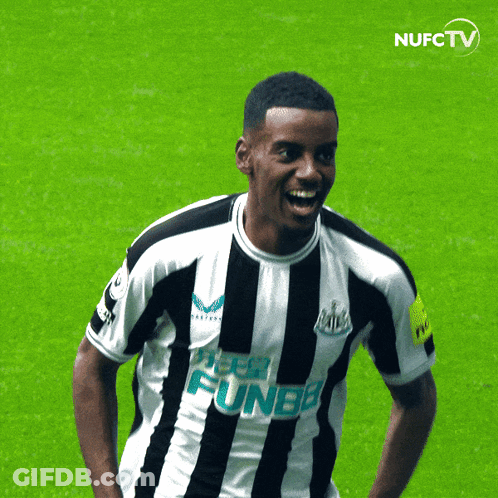 Man In Striped Funbe Shirt GIF