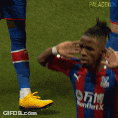 Man In Striped Red Blue White Shirt With Manbetx GIF