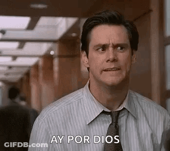 Man In Striped Shirt And Tie Making Funny Face GIF