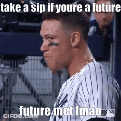Man In Striped Shirt Saying Take A Sip GIF