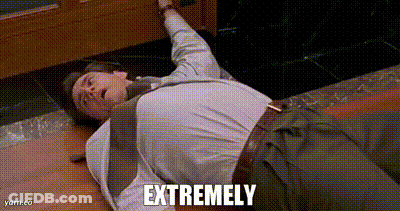 Man In Striped Shirt Saying That's A Hot Mess GIF